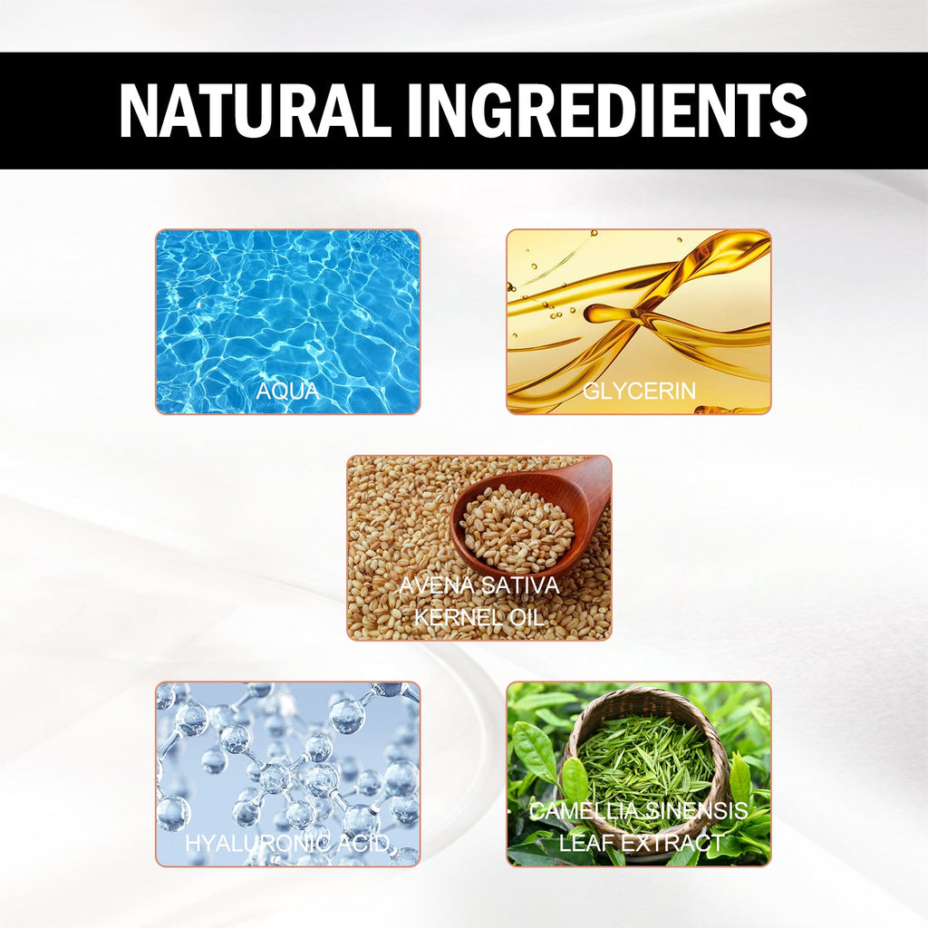 Oatmeal Cleanser, Gently Cleans Pores And Moisturizes Facial Skin With A Moisturizing And Refreshing Oil Control Cleanser