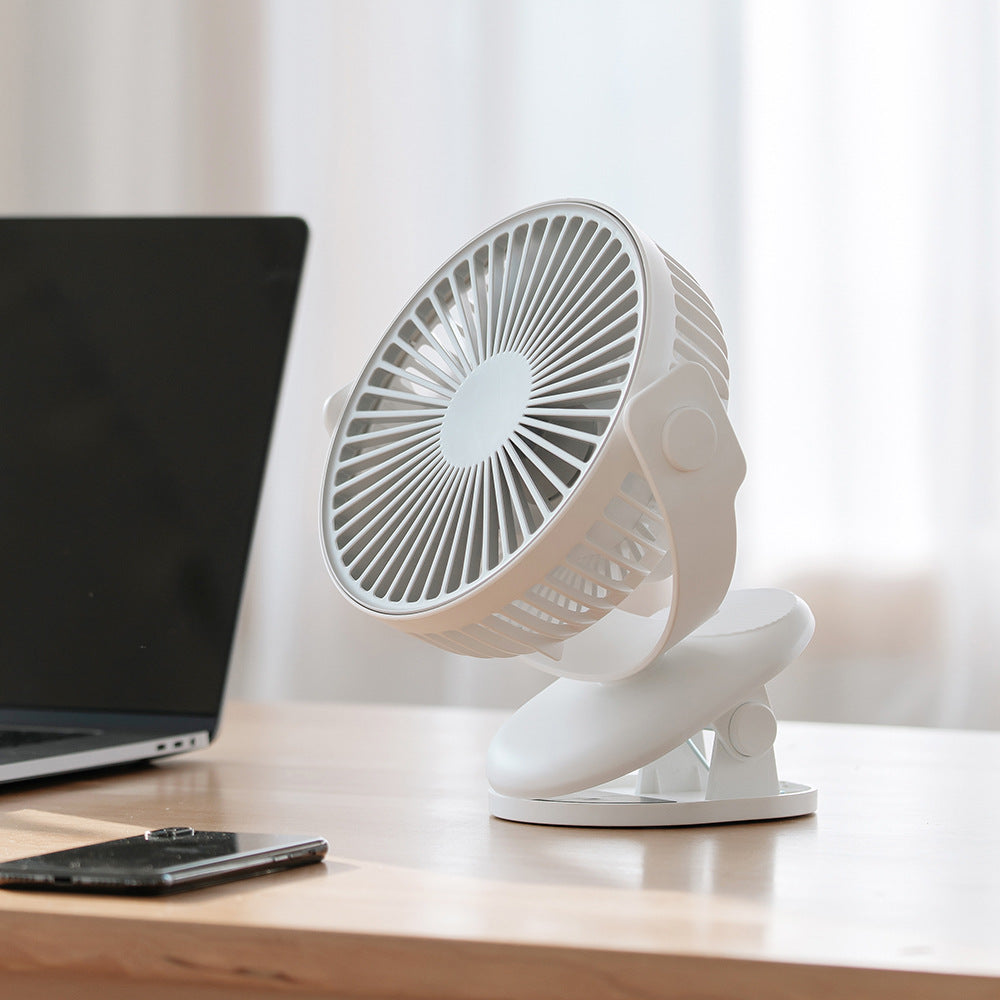 New Summer Clip Fan Student Dormitory Mini USB Desktop Clip Fan Home Desktop Fan