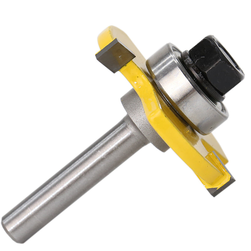 2 pc 8mm Shank high quality Tongue & Groove Joint Assembly Router Bit Set 3/4 Stock Wood Cutting Tool