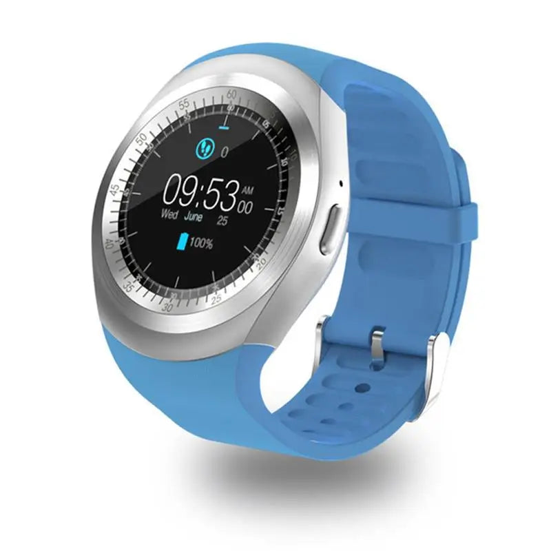 Bluetooth Y1 Smart Watch Relogio Android SmartWatch Phone Call GSM Sim Remote Camera Information Display Sports Pedometer