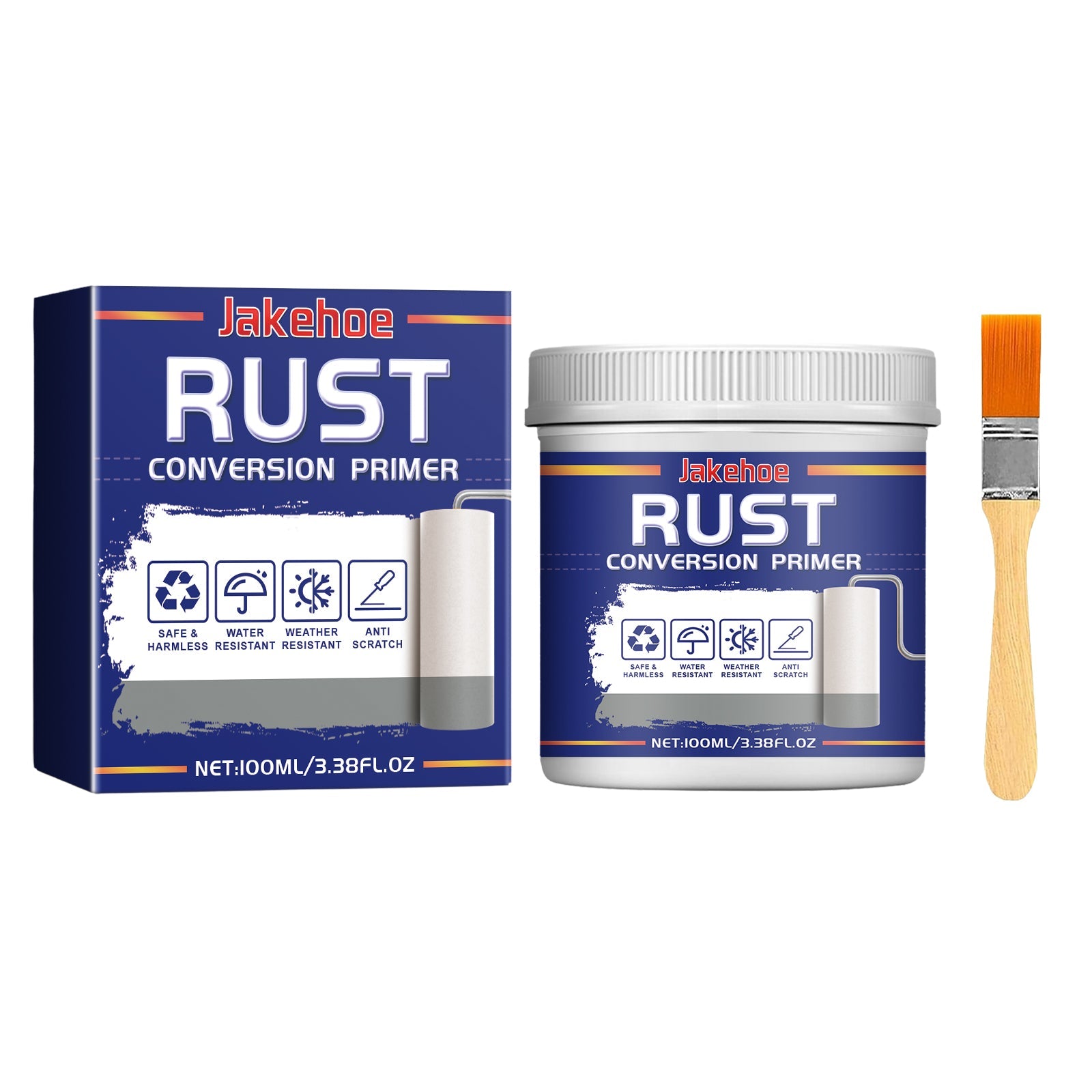 Rust Conversion Primer, Iron Door Metal Gear Bracket Rust Stair Handrail Corrosion Remover