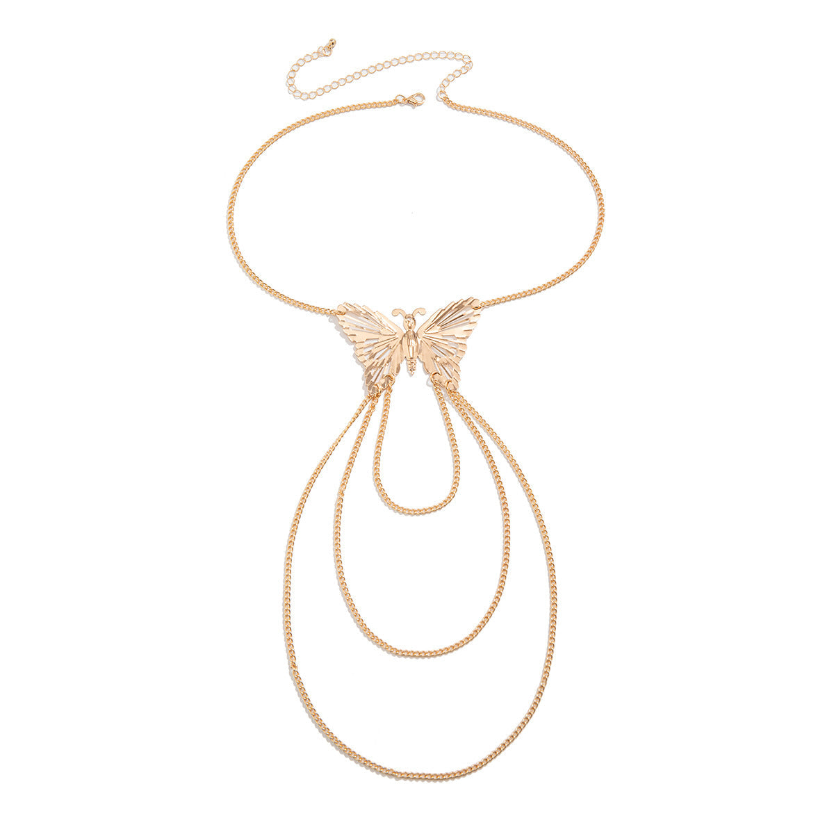 Metal Wind Su Chain, Punk Arm Ring, Exaggerated Women's Open Butterfly Arm Bracelet