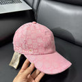 Jacquard letter baseball cap for men and women sun protection and sunshade hat