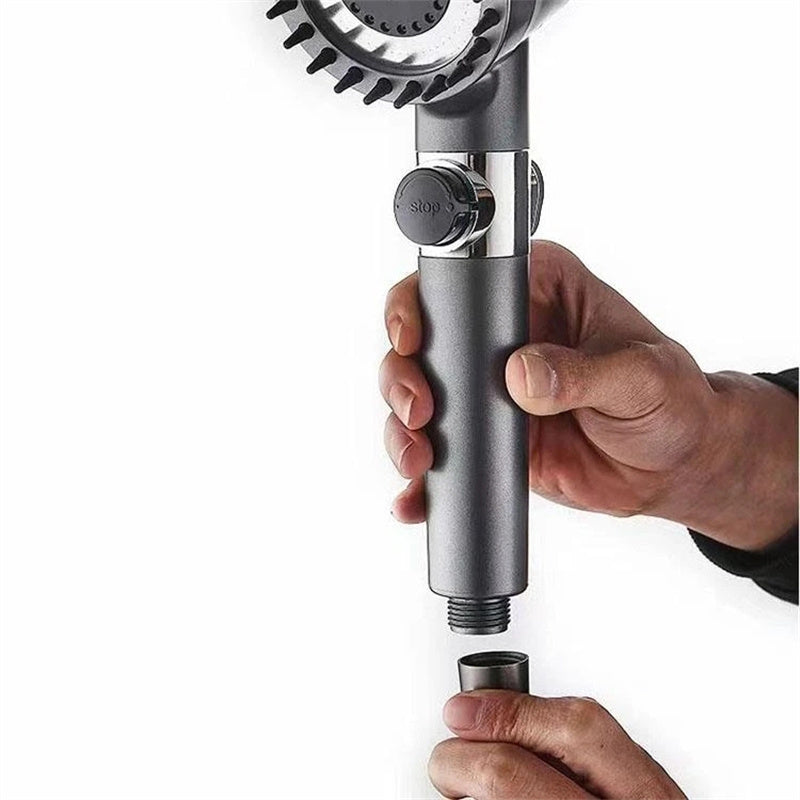 Supercharged Filter Spray Three-Speed Shower Nozzle Shower Shower Head Handheld Faucet