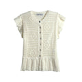 Spring New  Style Round Neck Solid Color Women's Unique Design Knitwear