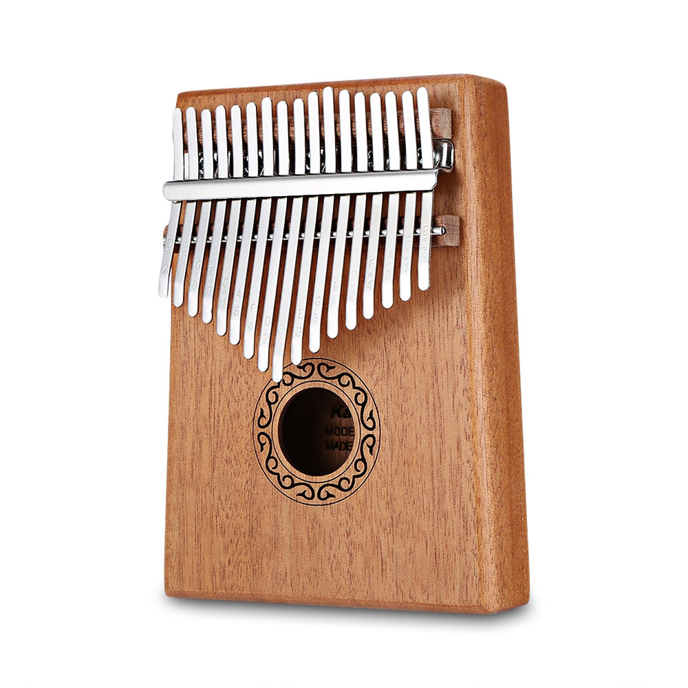 B - 17T 17 Keys Kalimba Thumb Piano Mahogany Body Musical Instrument