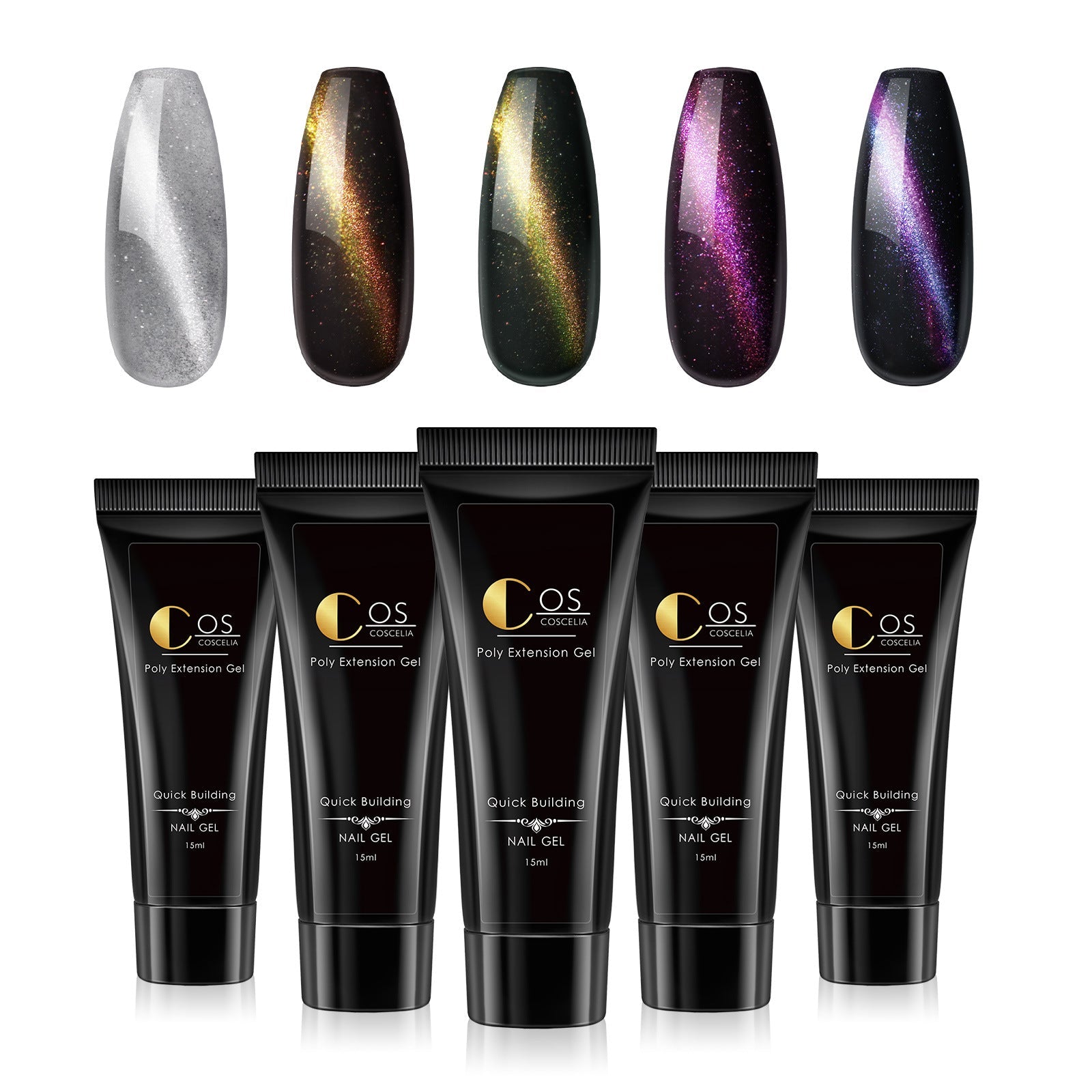 Painless Fast Crystal Extension Glue Cat Eye Manicure Phototherapy Glue Beginner Manicure Holder Nail Extension Glue