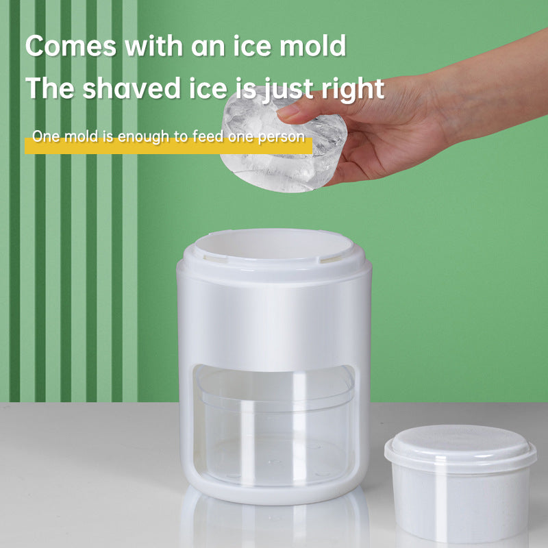 Shaved Ice Household Small Manual Ice Breaker Hand Ice Making Sand Hail Ice Breaking Magic Tool Making Continuous Sand Ice
