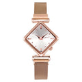 Women Square Watch Luxury Ladies Quartz Magnet Buckle Gradient Color Watches Relogio Feminino For Gift Clock