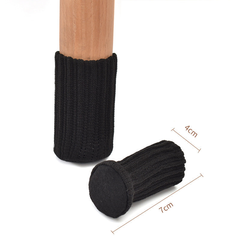10pcs Felt Cloth Table And Chair Foot Cover Wool Floor Protective Cover Thick Wear-Resistant Non-Slip Mute Stool Chair Felt Foot Pad