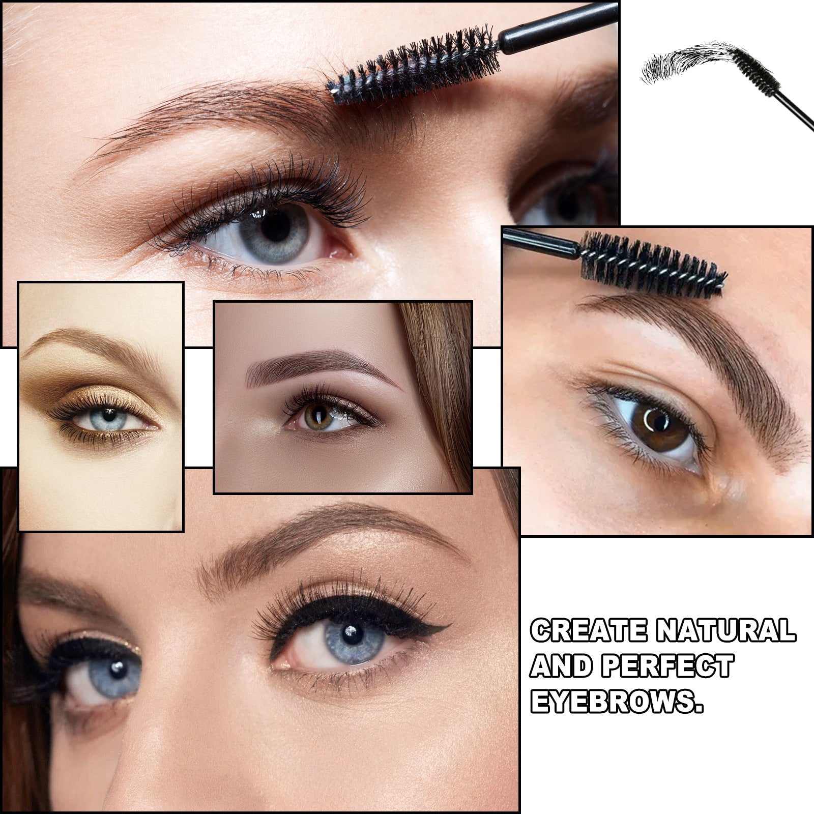 EELHOE Eyebrow Cream Styling Soap Colorless Transparent Refreshing Lasting Natural Makeup Eyebrow Styling Eyebrow Brush