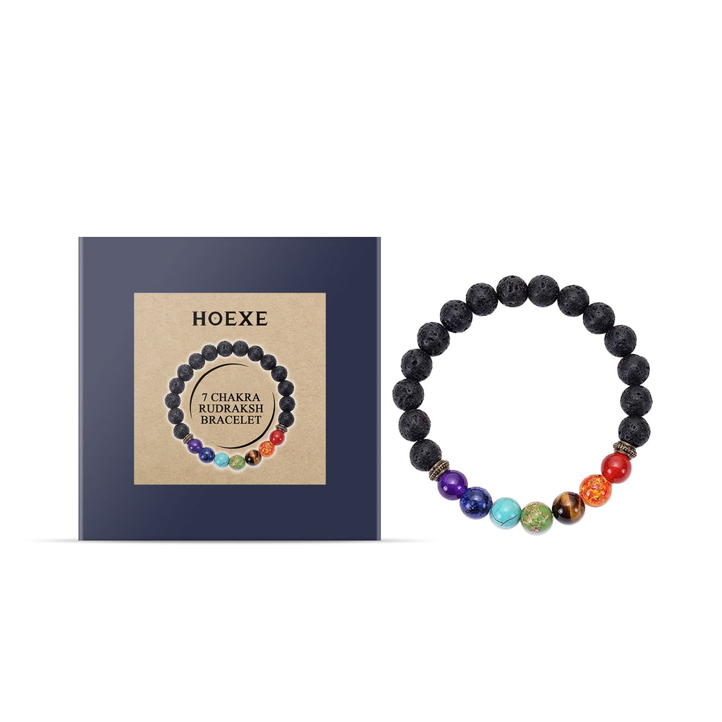 Colorful Volcanic Stone Bracelet Jewelry Beads Bracelet Colorful Volcanic Stone Bracelet Adjustable Braided Beading
