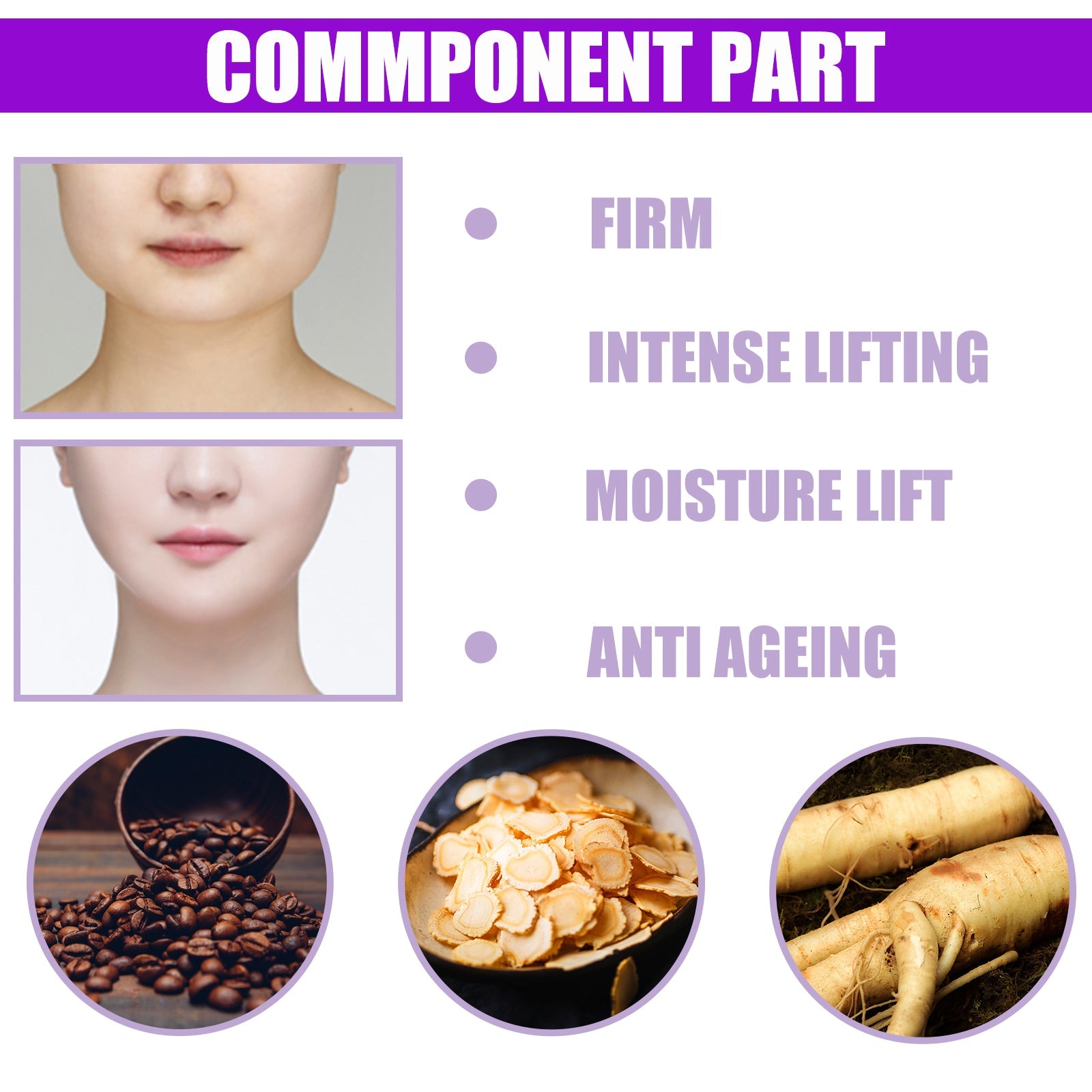 V Face Firming Cream Firming And Moisturizing Facial Contour Chin Facial Skin Massage Treatment Cream