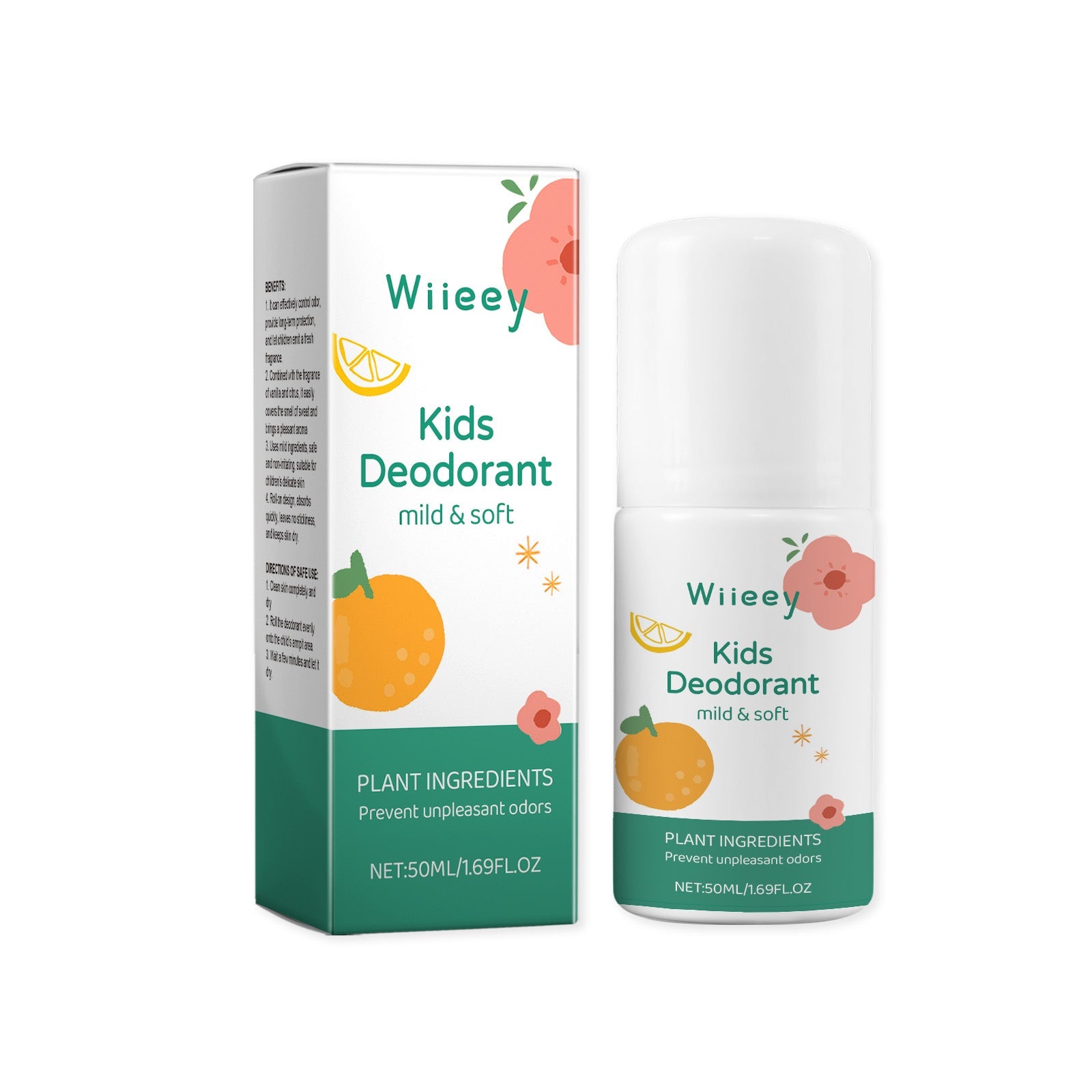 Vanilla Citrus Roll-On Fragrance For Kids Sweat Roll-On Armpit Sweat Cleansing Fragrance Gentle And Fresh
