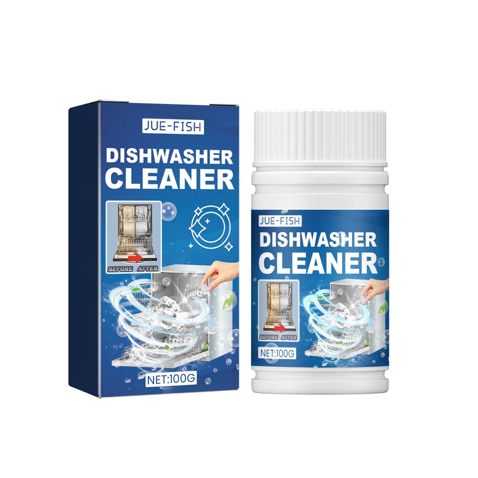 Dishwasher Cleaner, Clean Oil And Scale Desalting Odor Kitchen Tableware Care Cleaner