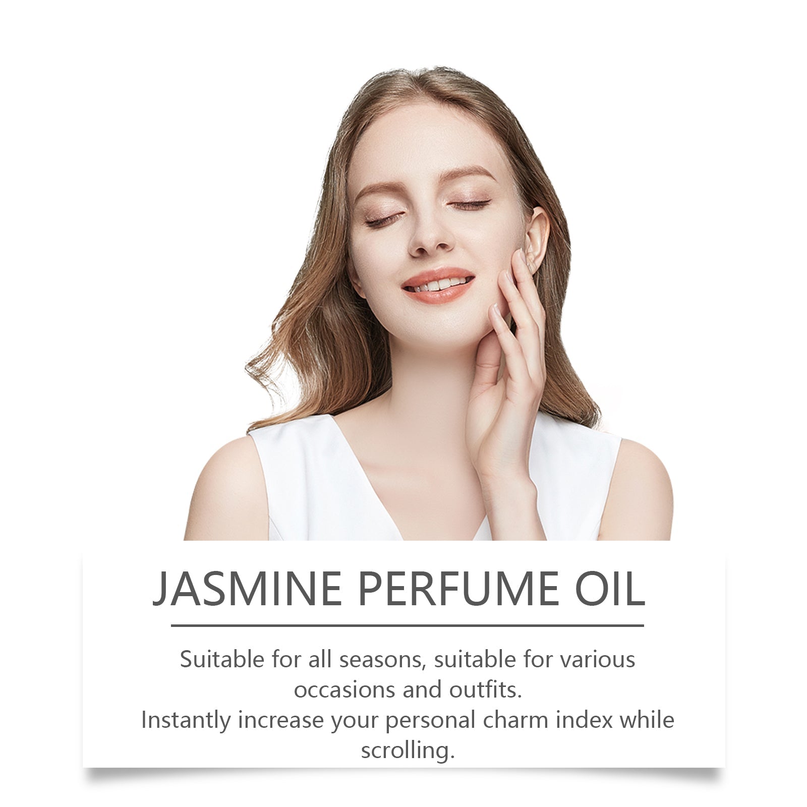 Women's Pheromone Ball Jasmine Perfume Lasting Fragrance Flower Fruit Fresh Charm Fresh Light Fragrance
