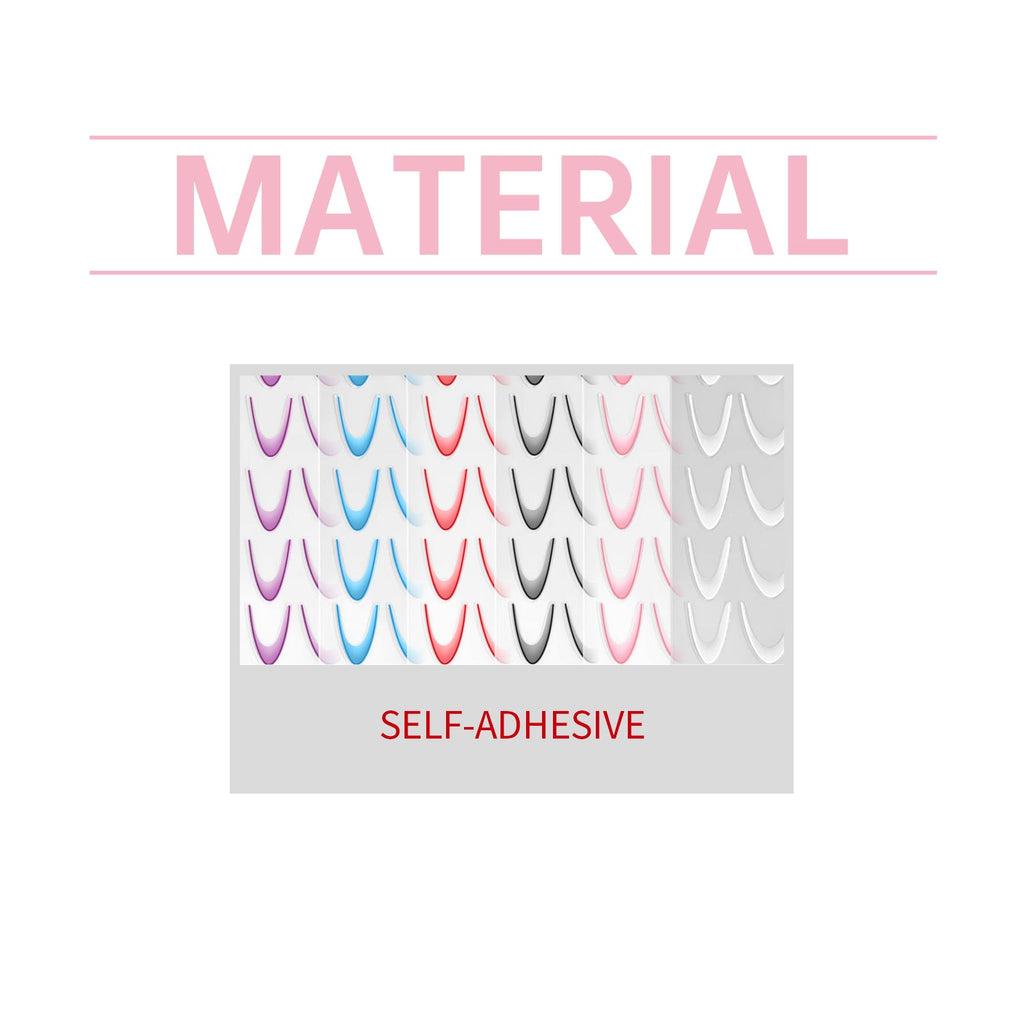 French Gradient Nail Sticker Gradient Nail Sticker Easy Nail Decor Personalized Nail Sticker