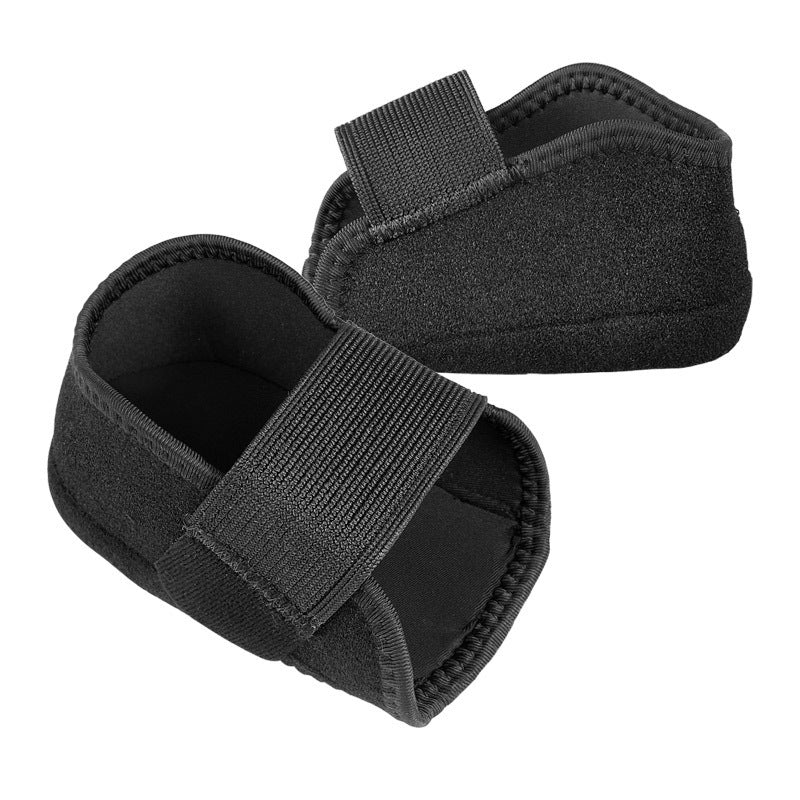 Height-Boosting Heel Protector with Shock Absorption and Pressure Relief, Magic Tape Foot Heel Cover, Silicone Anti-Slip Half-Size Pad
