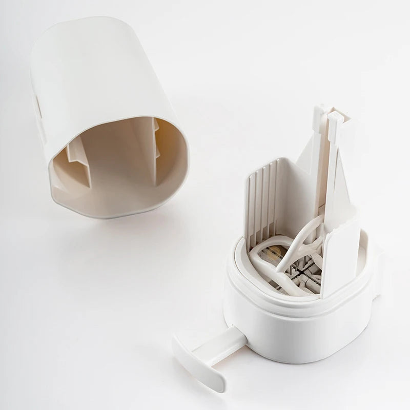 Soap Box with No Water Staining Creative Cover Student Dormitory Toilet Home Bathroom Drain Water No Punching Soap Box