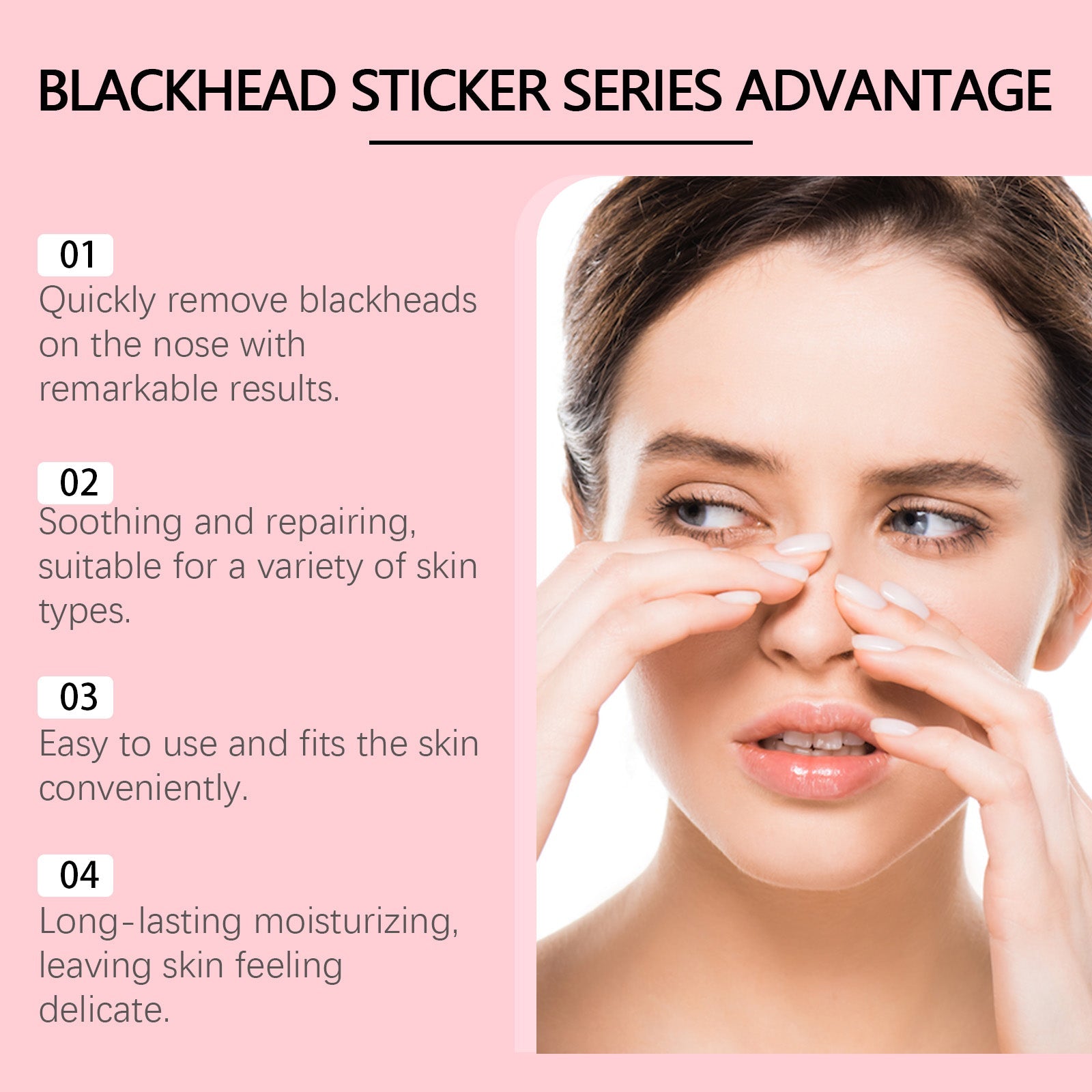 Nose Care Series Gentle Cleansing Of Pores And T-Zone Nose Care Moisturizing And Moisturizing Nose Care Strips