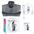 Plug-In Heating Shawl Blanket Flannel 3-Speed Shoulder Neck Back Warm Clothes Electric Blanket