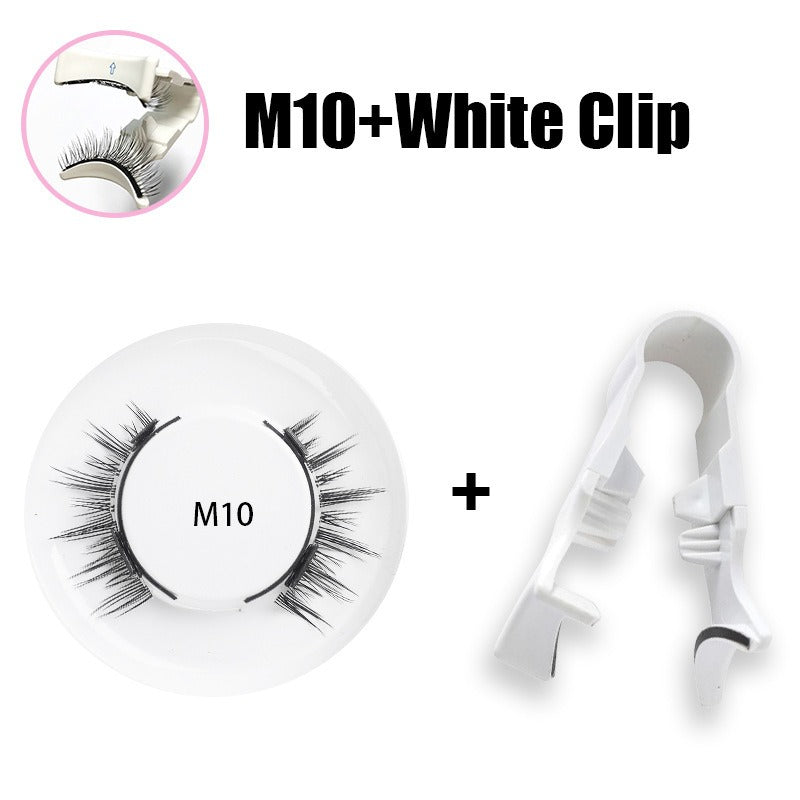 Magnetic false eyelashes set one pair magnetic false eyelashes natural thick and long false eyelashes quantum eyelashes