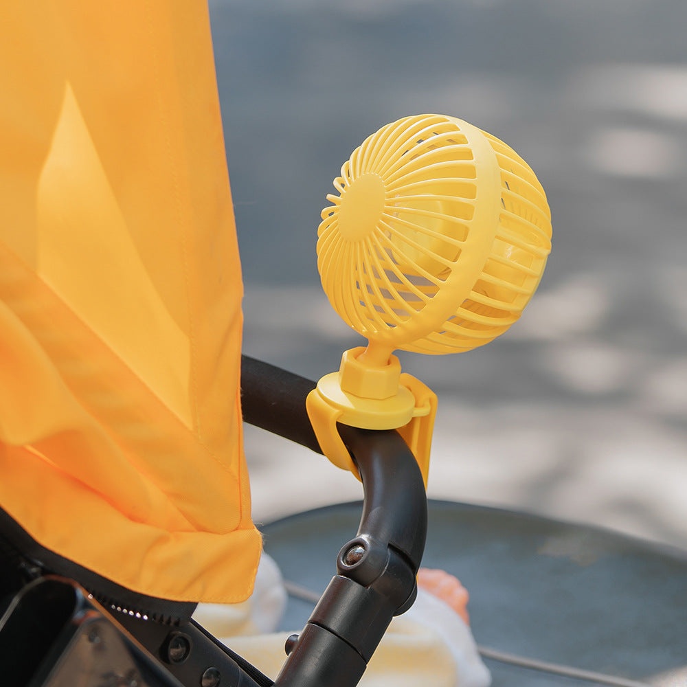 Stroller Fan Portable Small Children's Fan Student Dormitory USB Wrist Fan