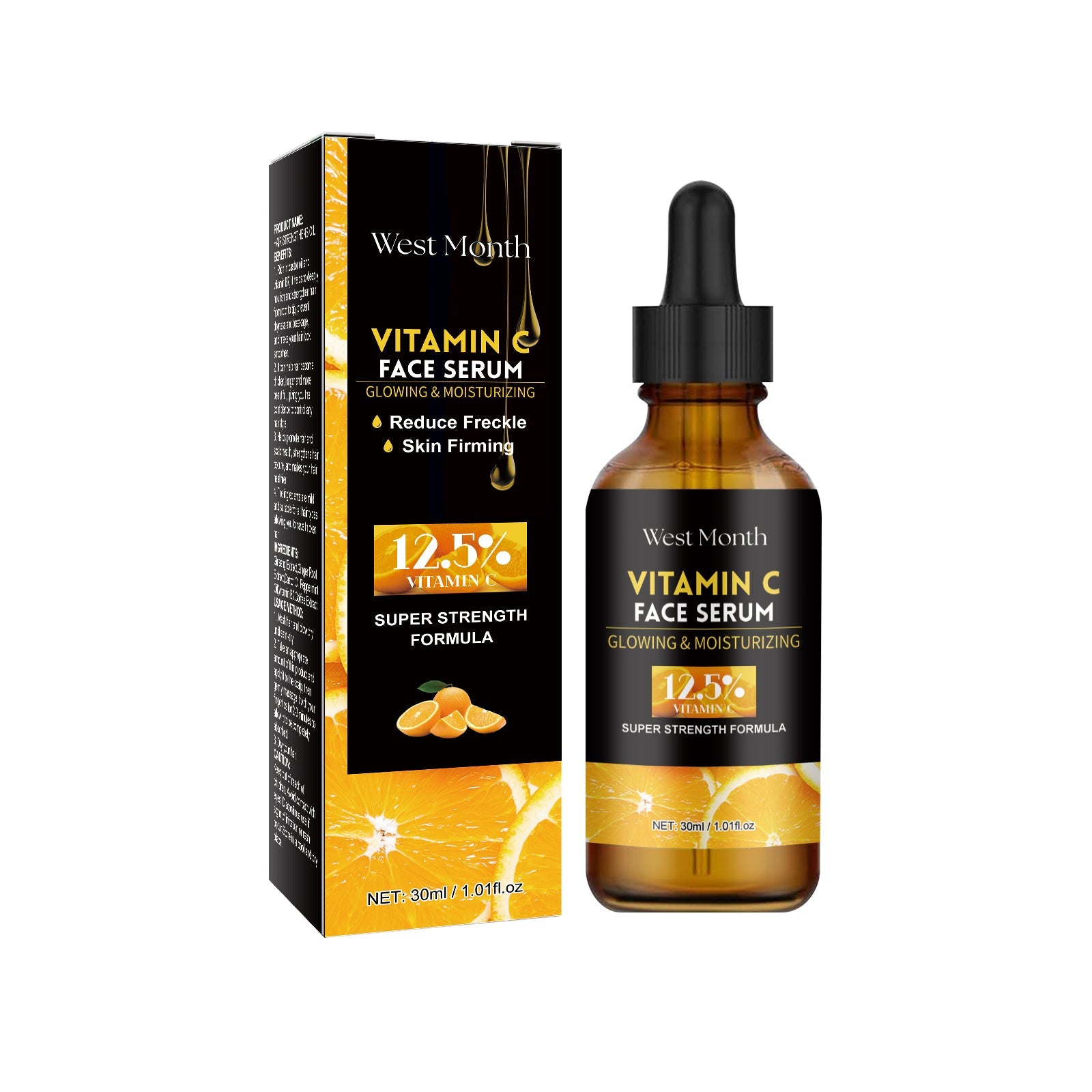 Vitamin C Face Essence For Reducing Fine Lines, Firming, Smoothing And Moisturizing Anti-Aging Skin Essence