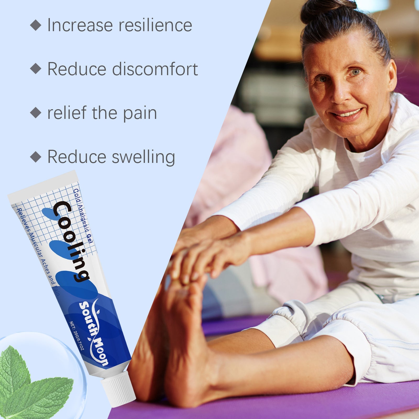 Joint Care Cooling Cream Knee Elbow Joint Massage Treatment Body Moisturizing Cream