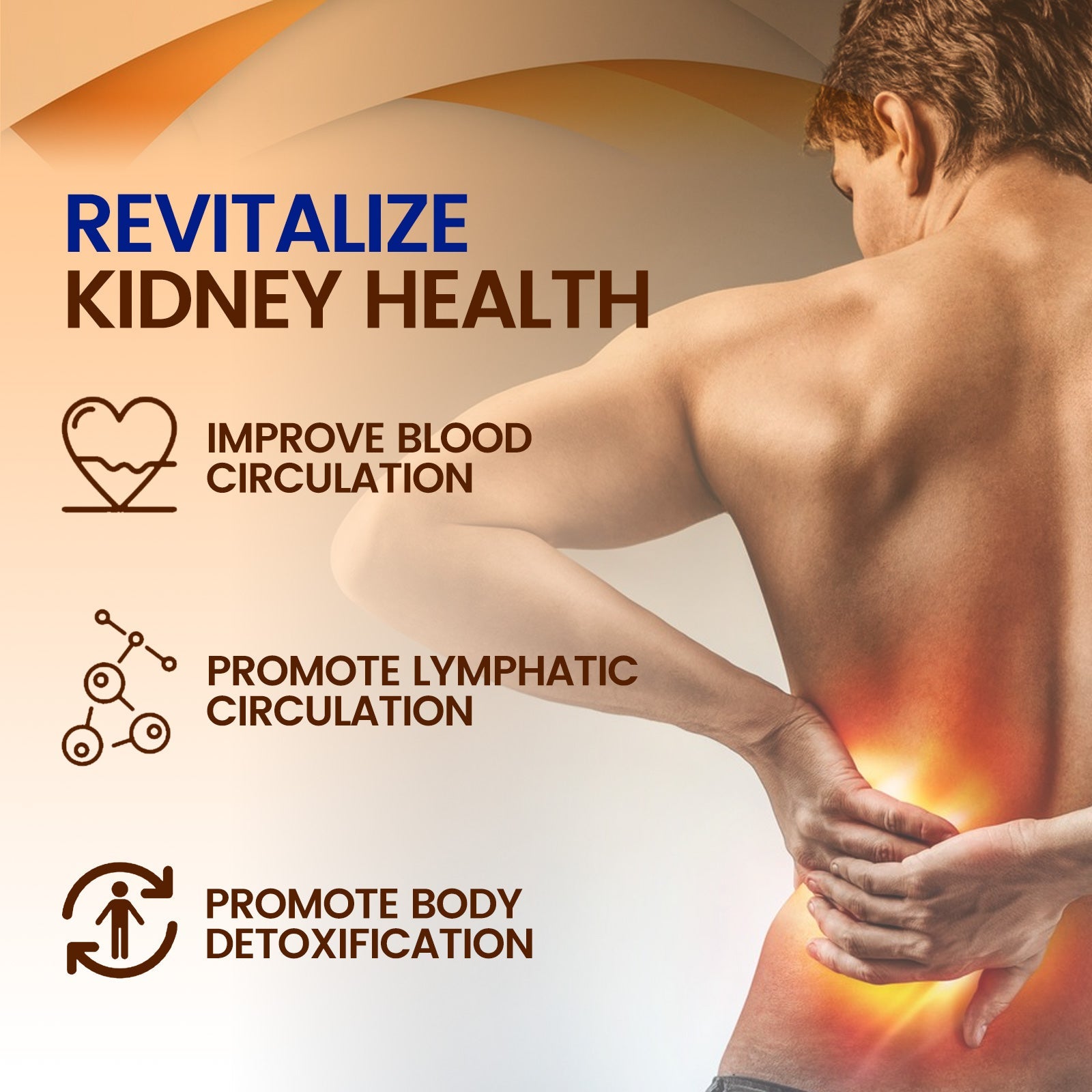Kidney Care Patch, Relieve Lumbar Joint Pain Body Discomfort Health Care Navel Patch