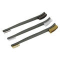 7pcs/Set 3pcs Steel Wire Brush + 4pcs Nylon Pick Set Universal Gun Hunting Cleaning Kit Tactical Rifle Pistol Gun Cleaning Tool