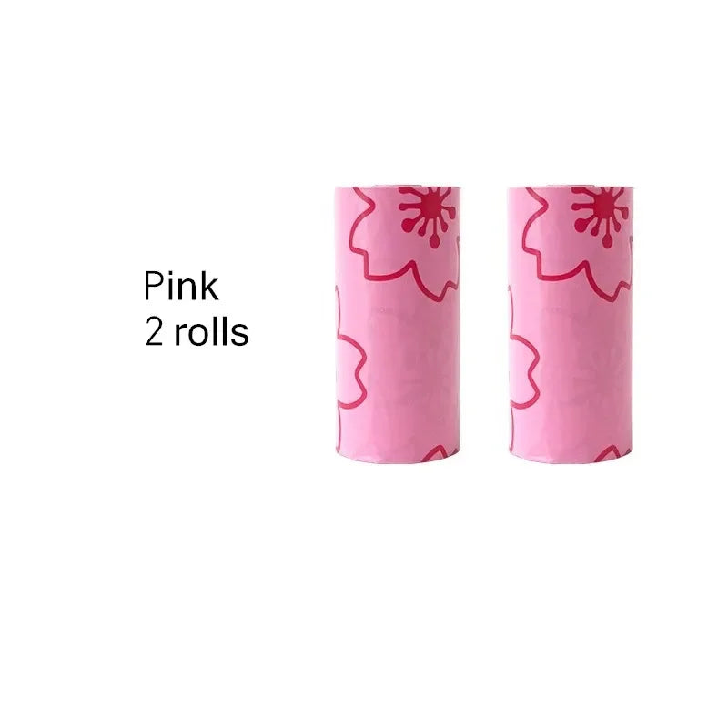 Biodegradable Pet Dog Poop Bags with Printing Outdoor Cleaning Poop Bag Pets Supplies for Dog Garbage Bag