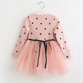 Bear Leader Girls Dress Pentagram Princess Dress Brand Girls Clothes Children Clothing European and American Style Girls Dresses