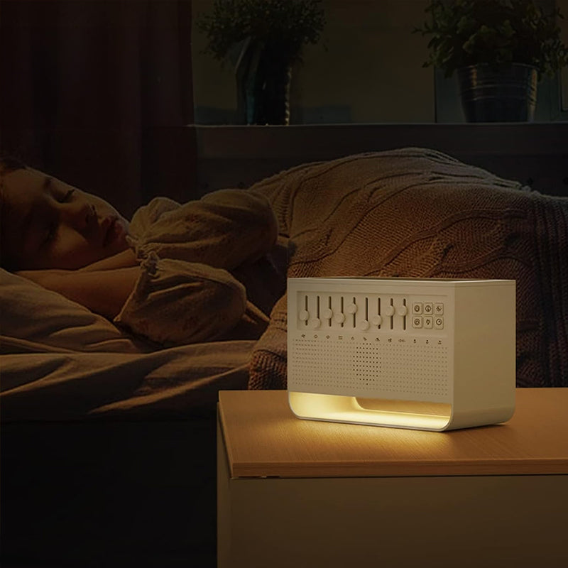 Haut-parleur Bluetooth Portable à bruit blanc, aide au sommeil, veilleuse, humidificateur, Machine tout-en-un, 8 Goup, son natur