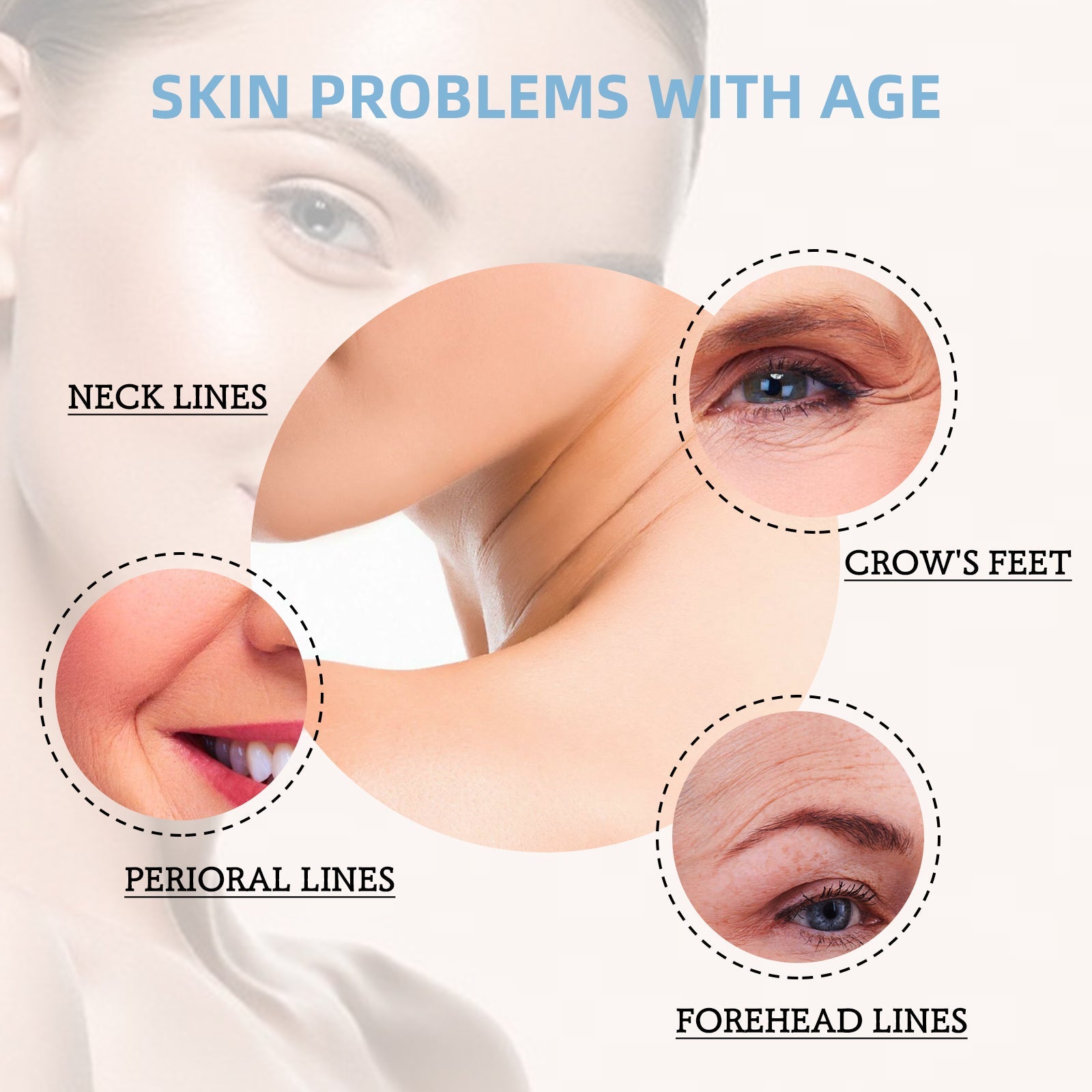 Anti-Aging Serum, Hydrating Repair Brightening Anti-Aging Essence