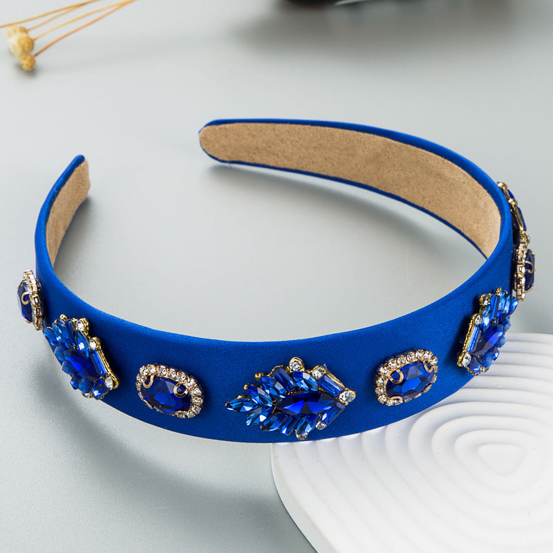 New Ins Fashionable Retro Baroque Headband South Korean High Sense Hair Accessories Face Wash Headwear
