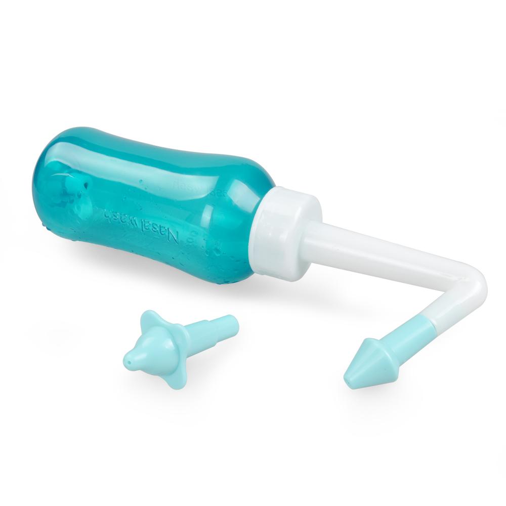 ELERA 300ml Double Nozzles Nasal Irrigator Wash Nasal Irrigation Pot Cleaner Bottle