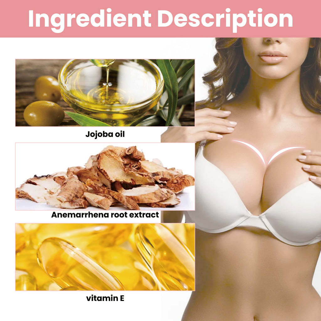 Beauty Massage Oil Breast Gentle Moisturizing Treatment Full And Firm Breast Volumizing Massage Treatment