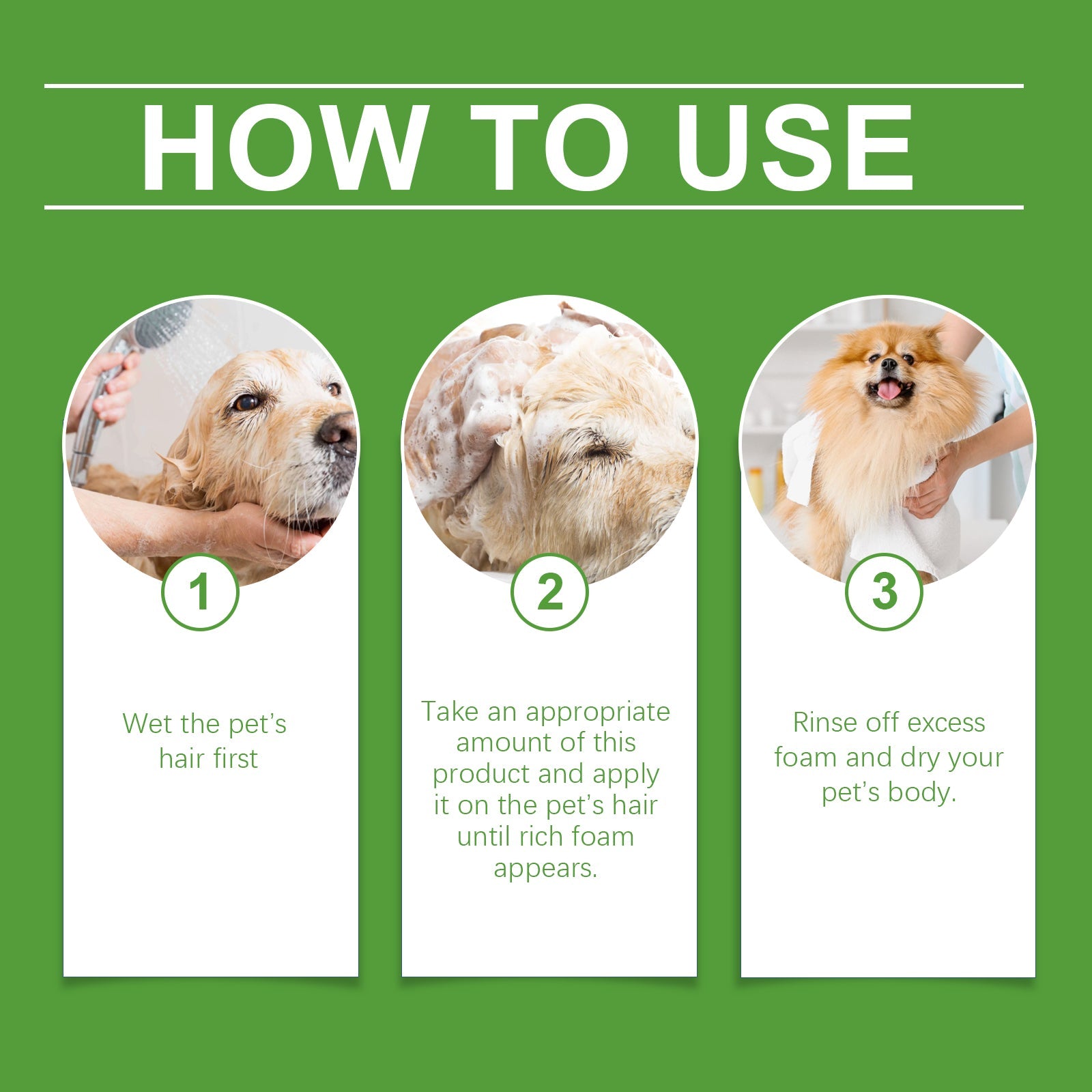 Pet Wash & Care 2-In-1 Dog & Cat Stay Fragrant Body Wash Pet Hair Cleaning Body Wash