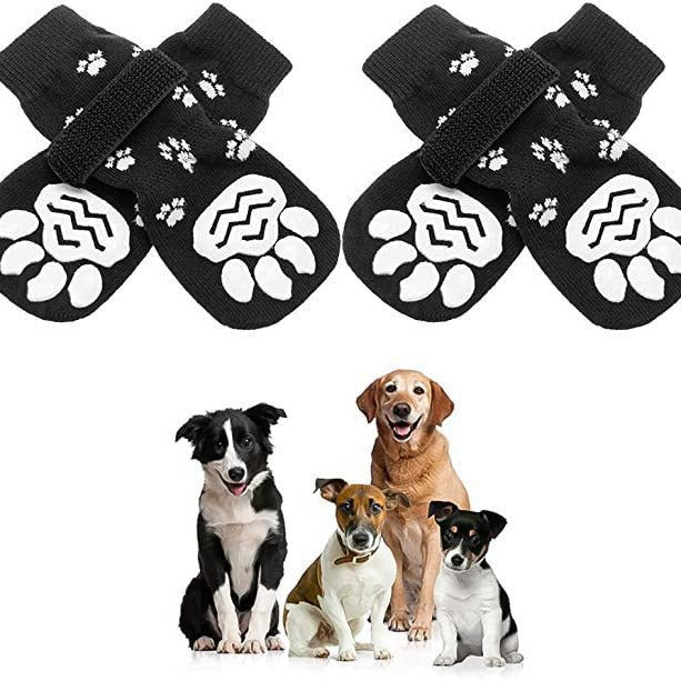 Pet socks foot covers cat and dog socks outdoor anti slip and waterproof shoes socks