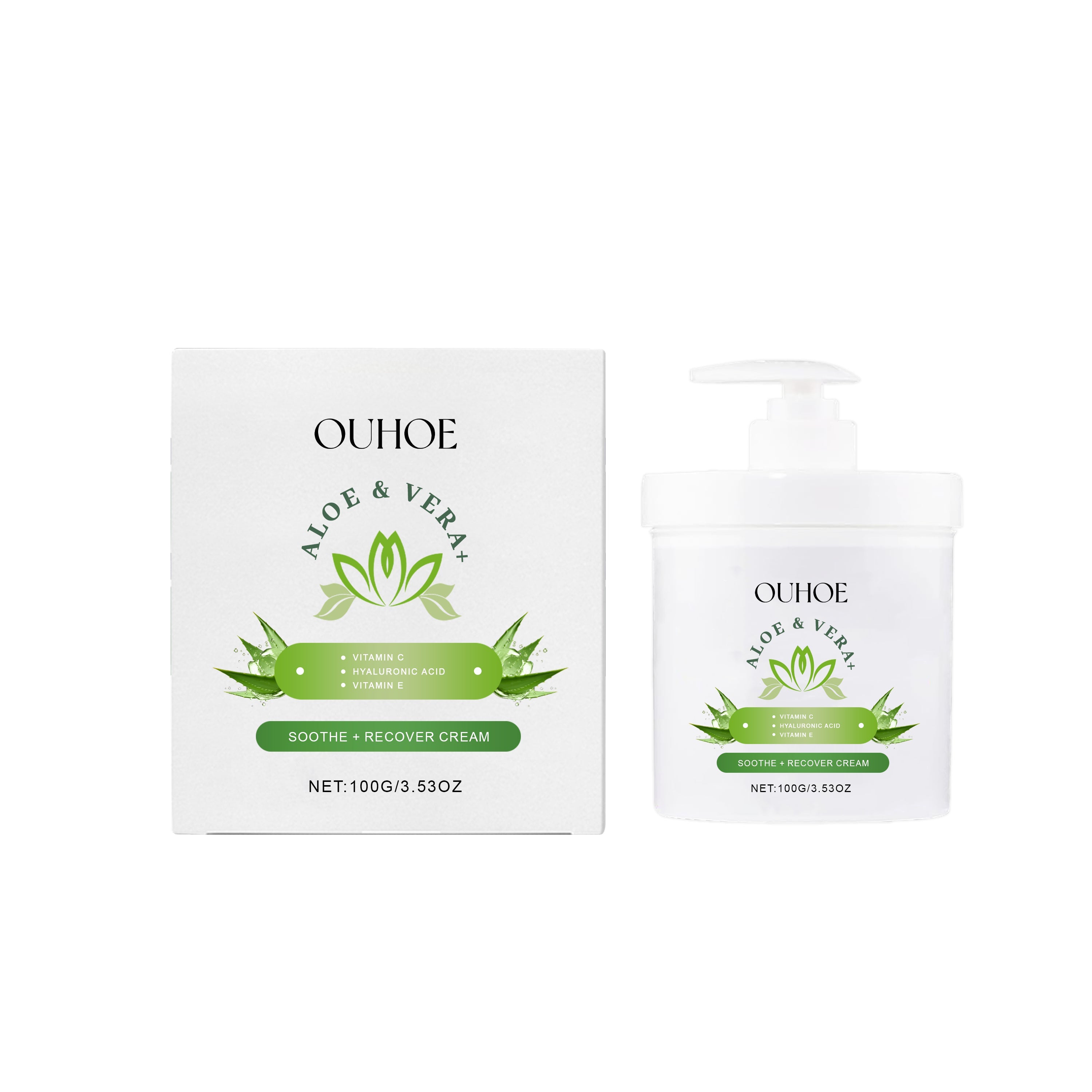 Aloe Vera Firming Moisturizer, Gentle Moisturizing Facial Skin Glow Moisturizing Cream