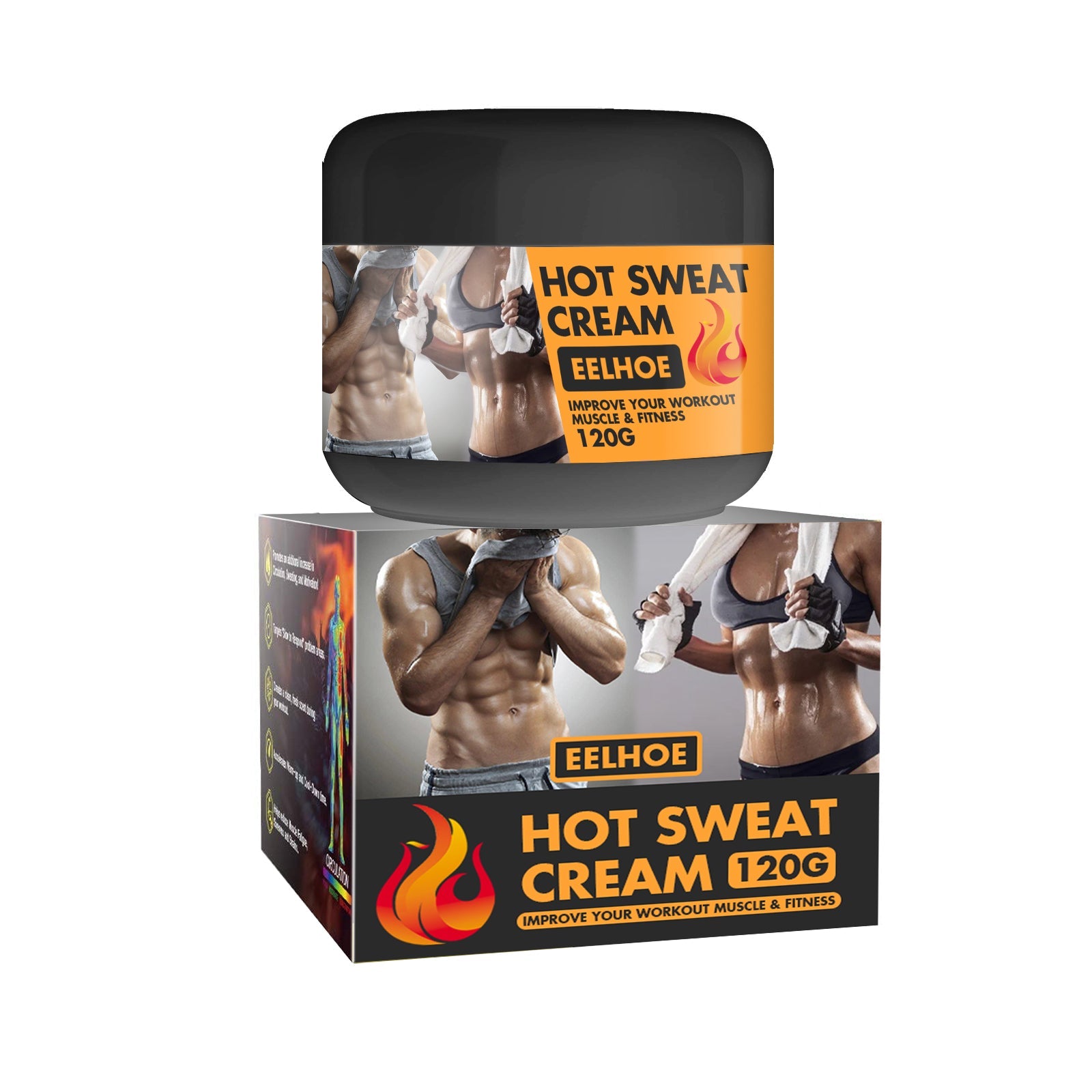 Body Sculpting Abs Cream, Exercise Strengthen Muscles Fitness Body Sculpting Cream