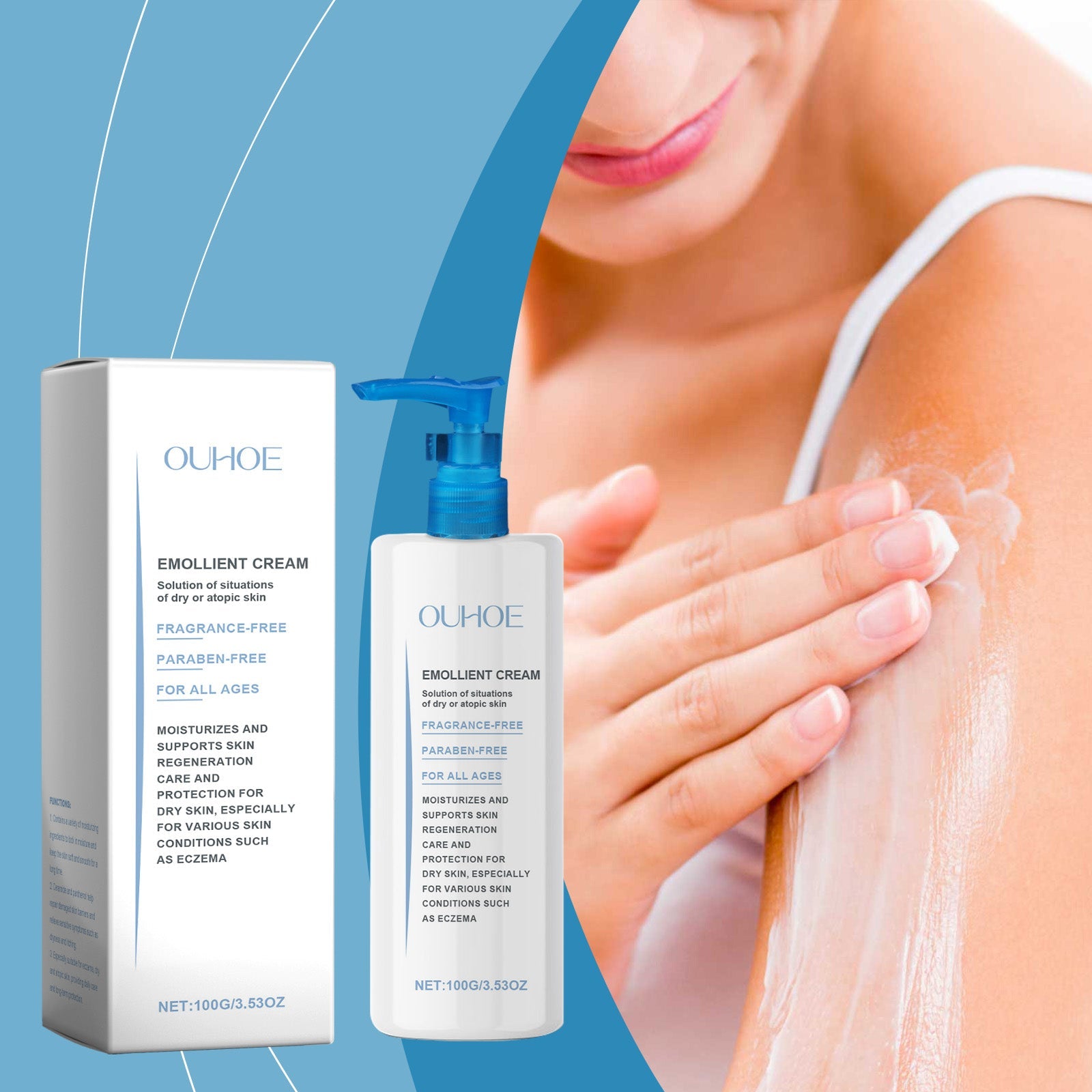 Moisturizing Care Cream, Moisturizing, Moisturizing, Non-Greasy Body, Leaving Fragrance, Moisturizing, Moisturizing, Dry Skin And Moisturizing