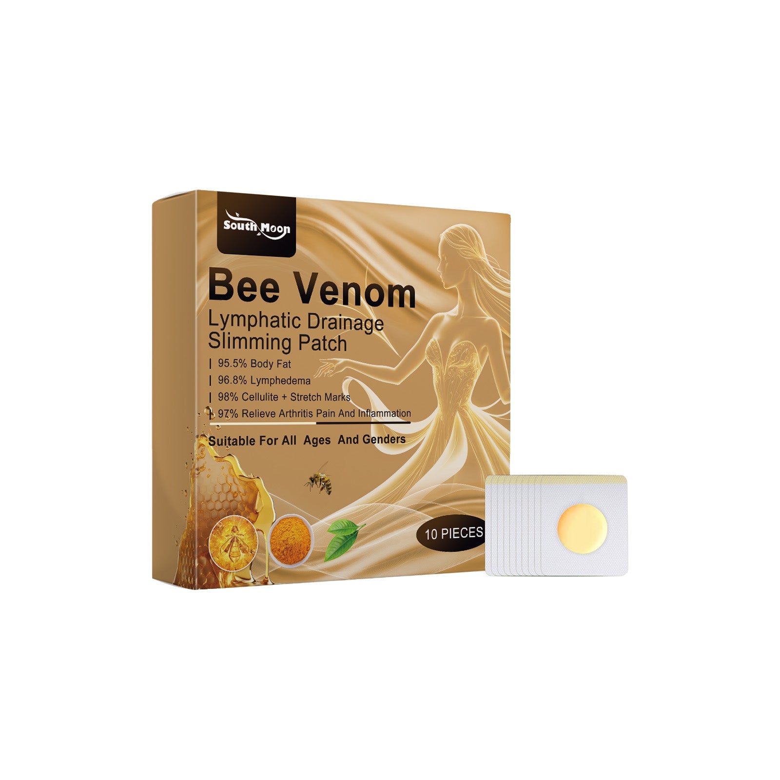 Body Care Patch, Lazy Arm Waist Gentle Firming Skin Show Body Patch