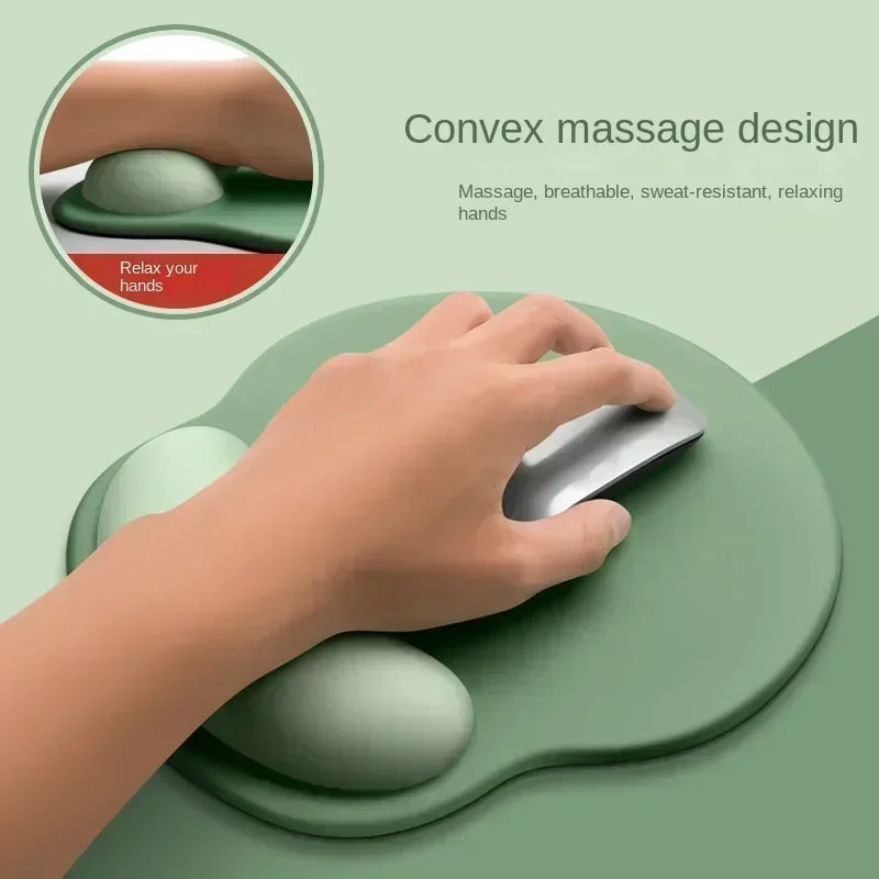Gradient Mouse Pad Wrist Guard with Logo Female Wrist Guard Mouse Pad Wrist Support Computer Silicone Mouse Pad Wholesale