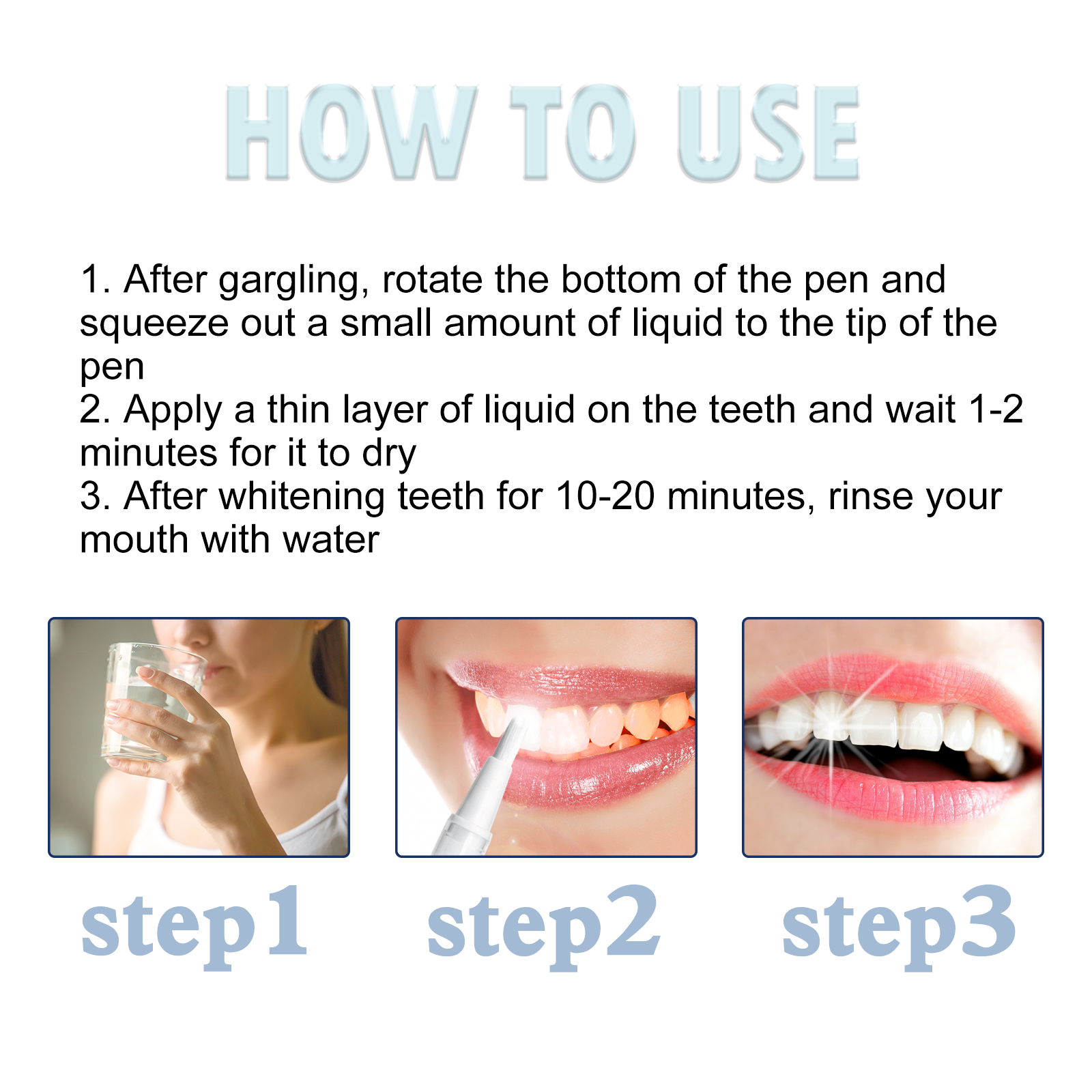 Teeth Whitening Cleaning Pen, Cleaning Stains, Stones, Fresh Breath, Dental Beauty Pen