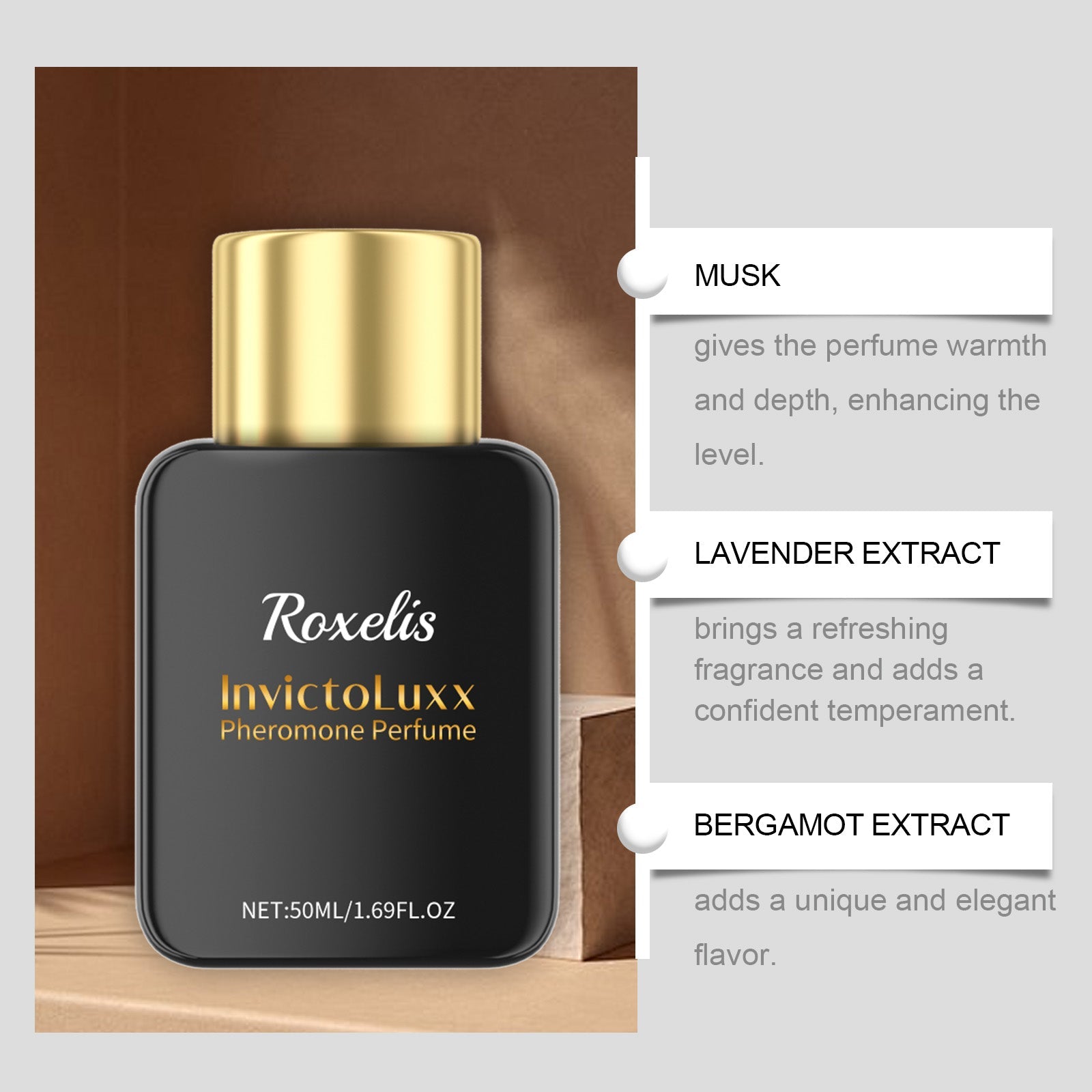 Strong Bergamot Perfume Perfume Lasting Fragrance Men Fresh And Natural Exudes Charm Niche Fragrance