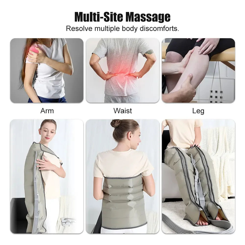 Massage Air Compression Sports Recovery Boots Foot Leg Air Pressure Massager Air Recovery Boots Pressotherapy