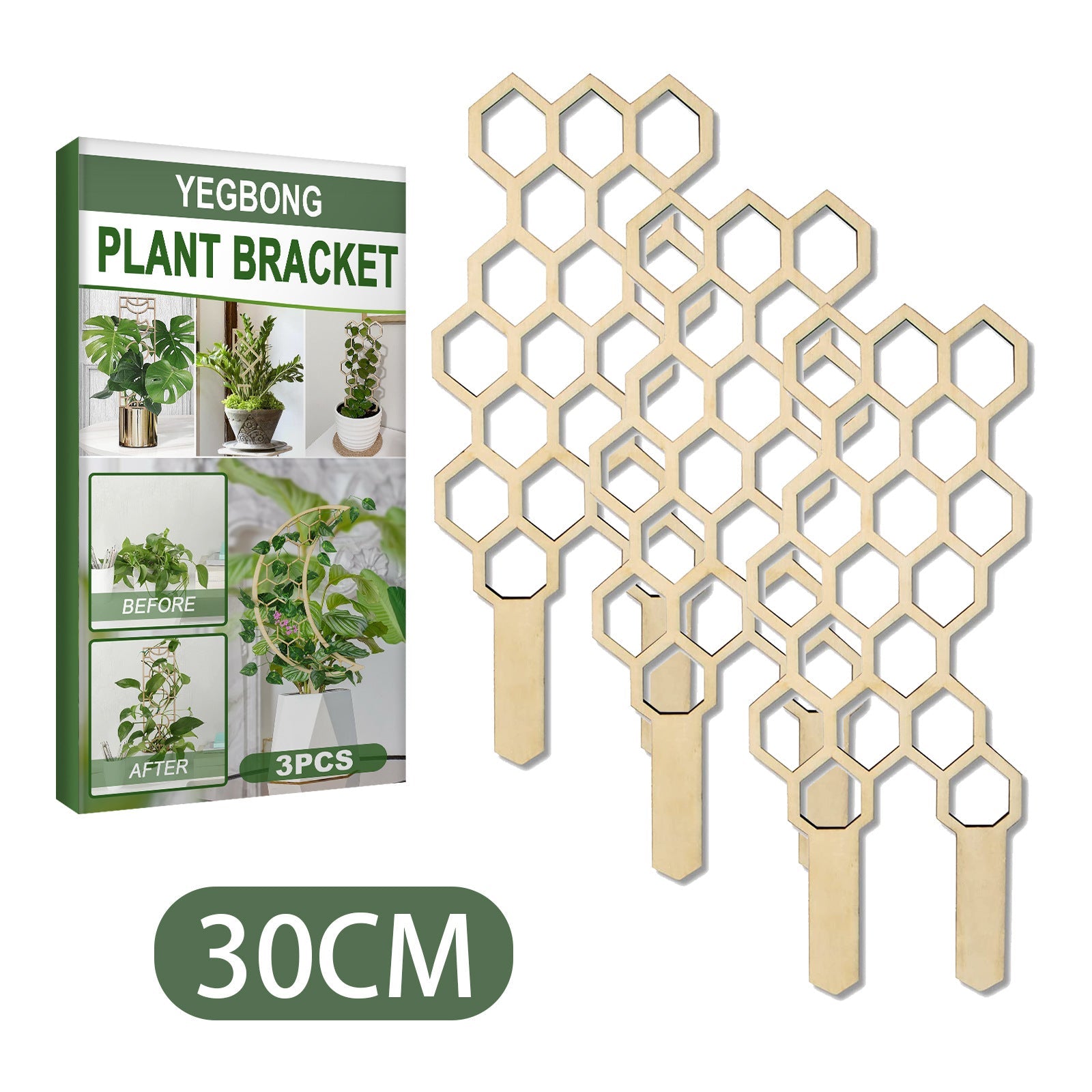 Garden Plant Trellis Home Wooden Pot Climbing Pergola Balcony Decoration Support Flower Arrangement Supports