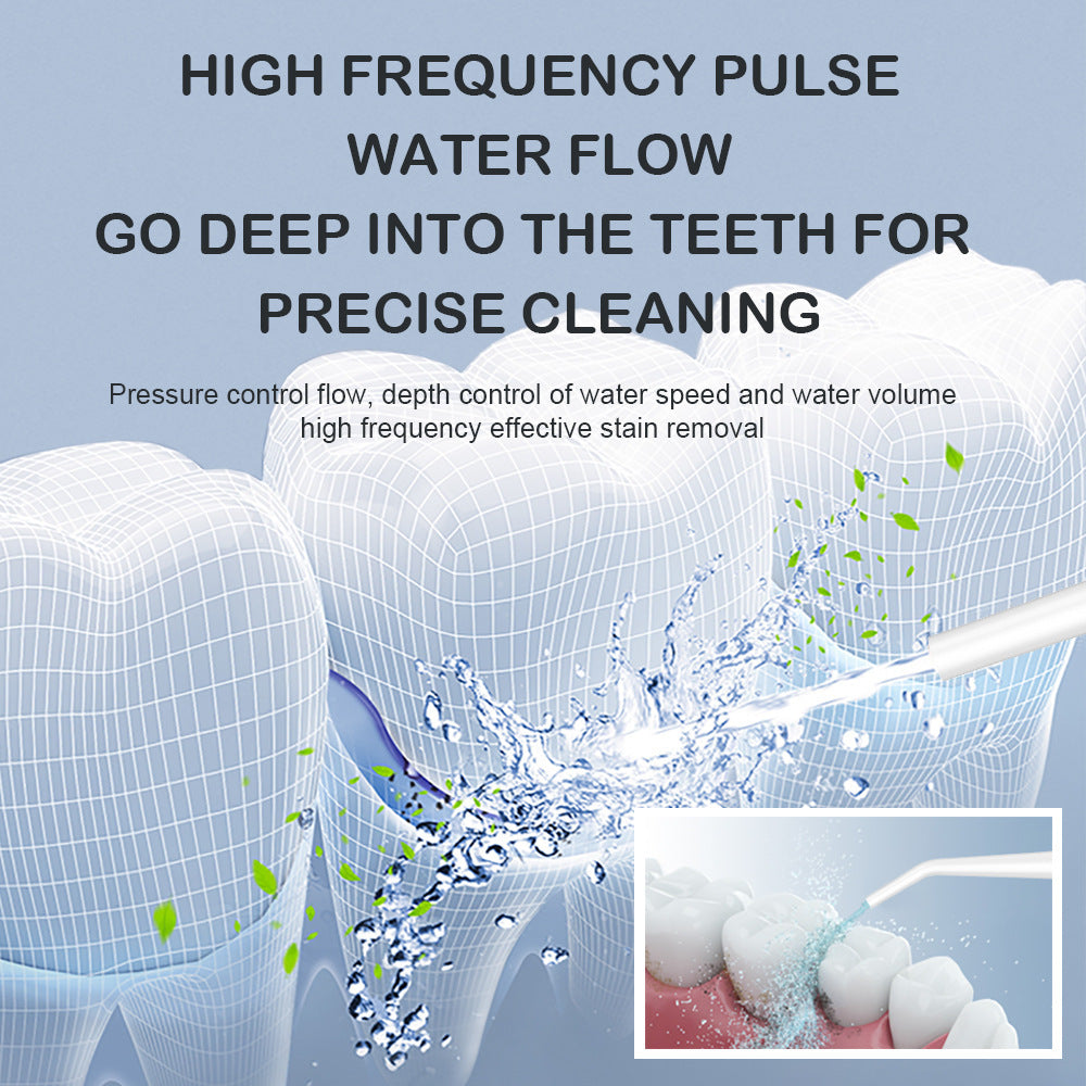 350ml Magnetic Suction Charging 4-Head Tooth Washing Machine Household Water Spray Tooth  Portable Cleaning Tooth Cleaning Machine